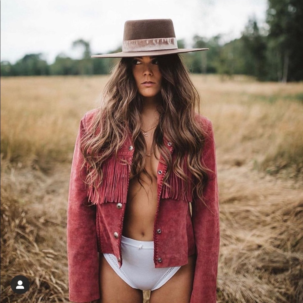 Lack of color - Juno Boater - Brown hat